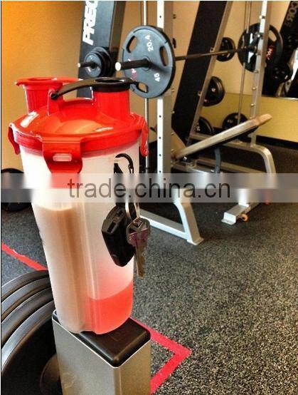 600ml Plastic Double Separated Shaker Bottle BPA Free