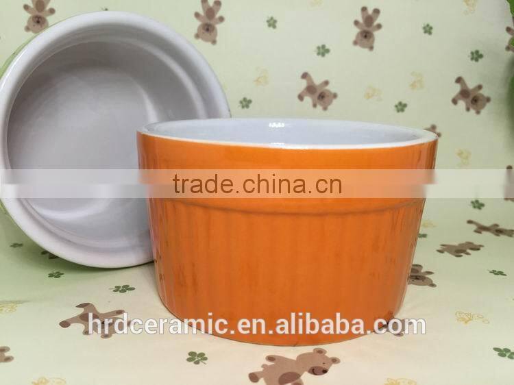 China manufacturer stocked ceramic ice cream bowls