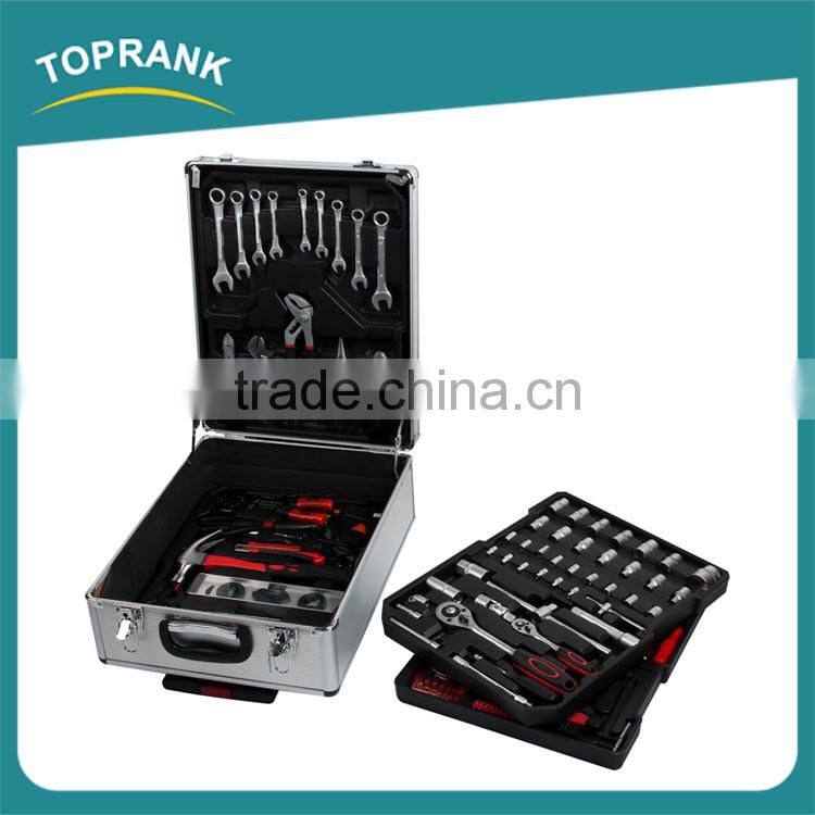 High quality 599pcs germany design hand tool sets combination household trolley tool set