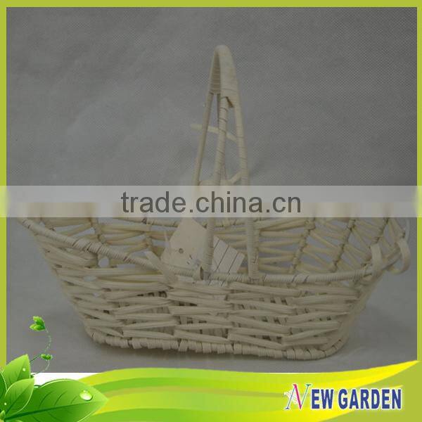 Factory Prices Brightly Round/Square/Retangle White Nylon Rope Basket