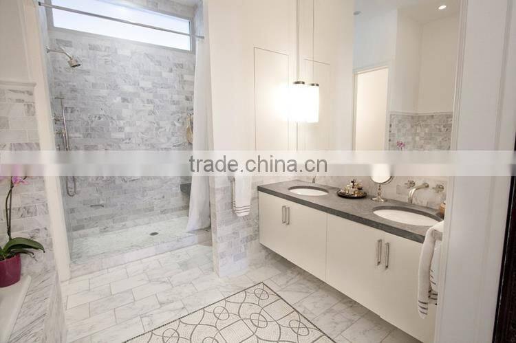Affordable house decorative natural stone white marble tile with great price