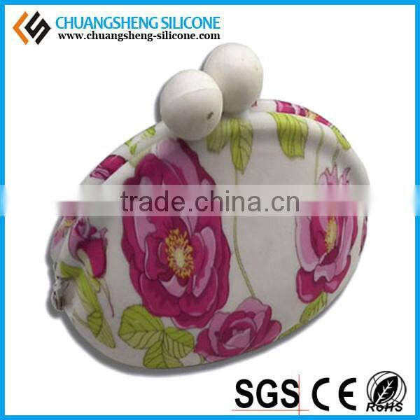 Free samples silicone promotional smart coin wallet