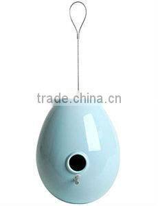 ceramic bird house