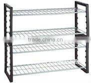 4 tier stackable shoe rack