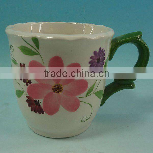 Colorful Ceramic Tea Cup ceramic coffee mugs with handle