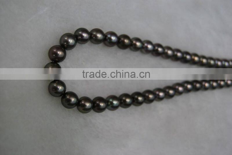 9-10mm AAA loose strand tahitian pearls wholesale price