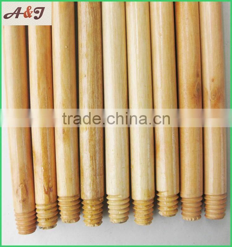 2 times varnishing eucalyptus mop wood handle, broom wooden stick