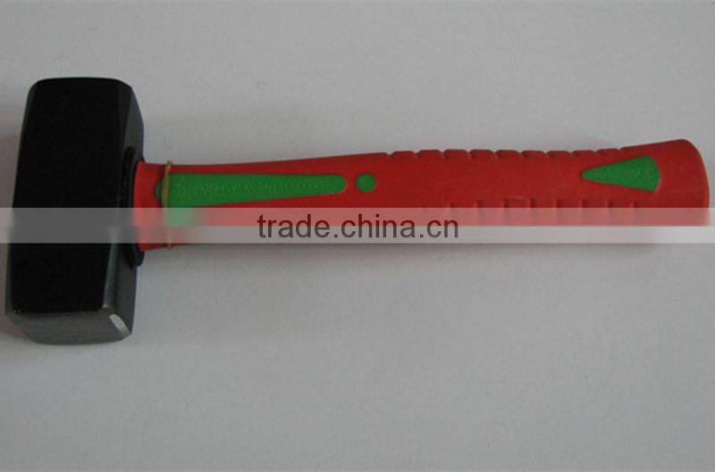 600g machinist hammer painted with rubber handle