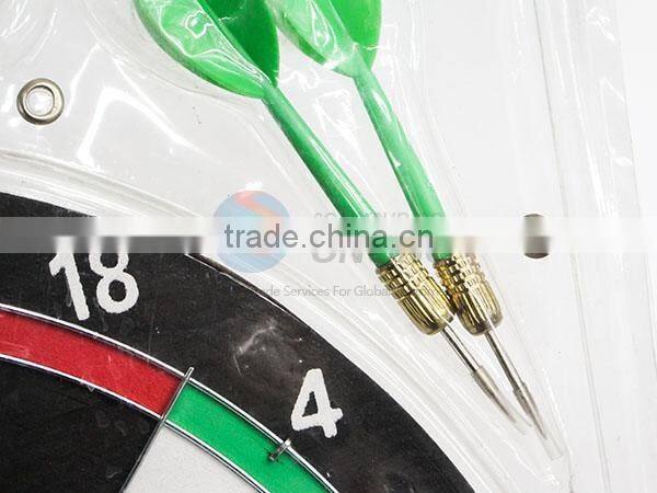Funny round dart board with darts