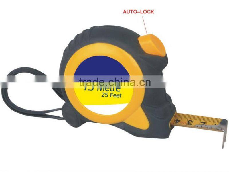 12/16/25 Foot Tape Measure, Self Lock, Push Button Retrieval