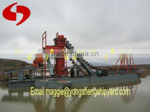 new gold panning dredger for sale in China