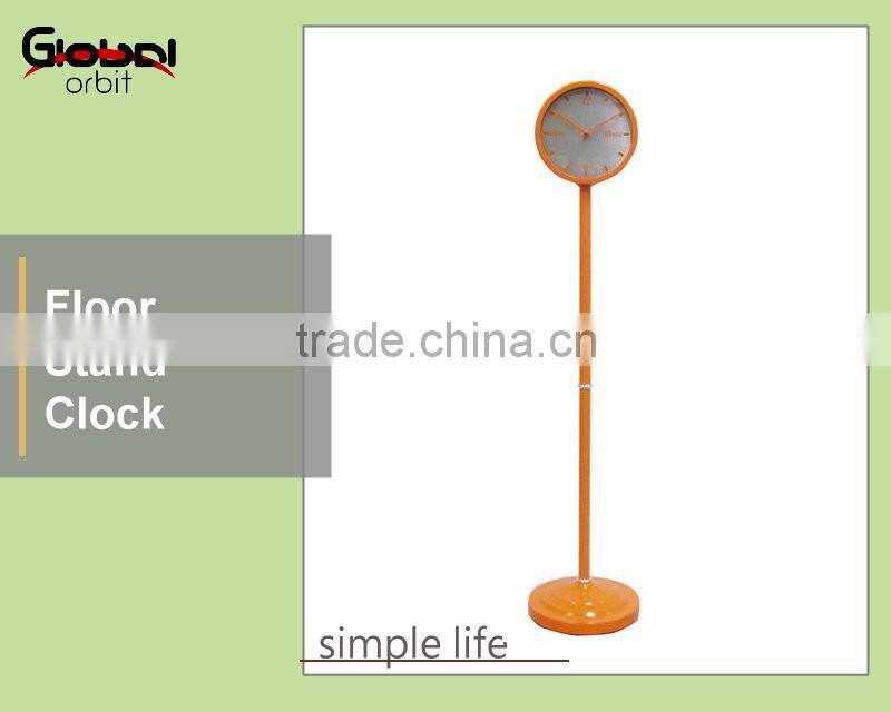 Office furniture modern digital standing clock, metal vintage floor clock
