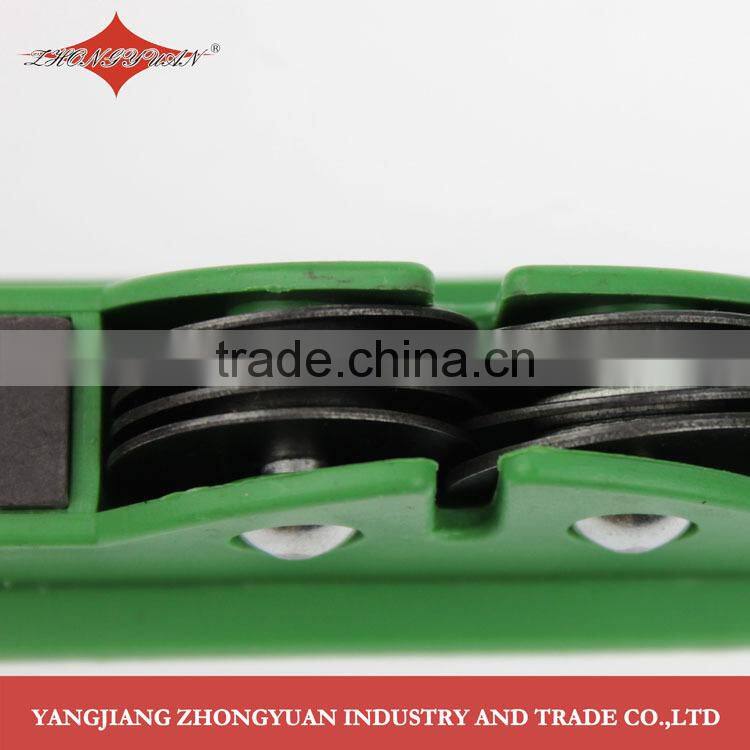 Carbon steel knife sharpener with long safety handle