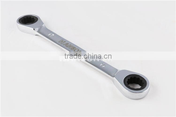 Double Head Ratchet Wrench