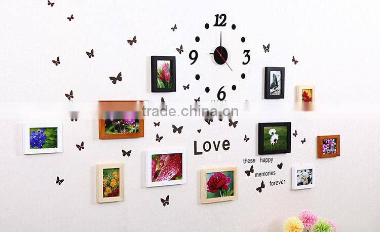 Solid Wood Frame Creative Photo Wall 11 Picture Frames Manufacturer