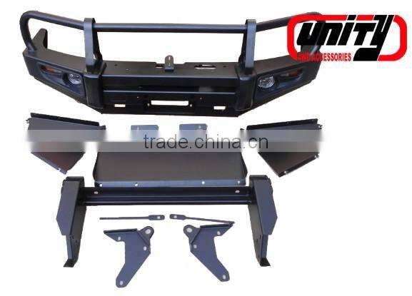 WITH LAMP & STONE GUARD/bull bar car body kit front bumper For Toyota Prado120