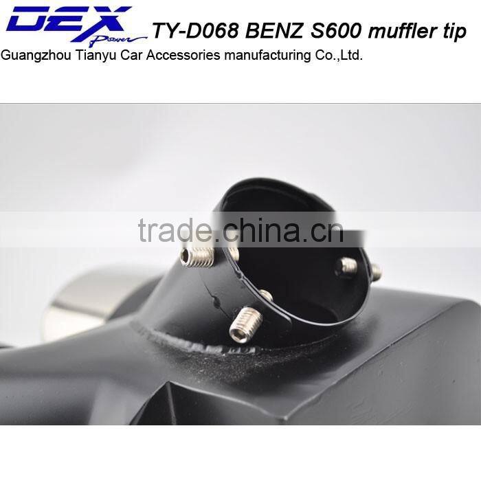 Car accessories tuning factory price B=ENZ S600 exhaust tip