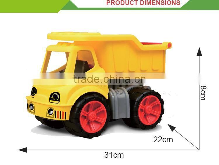 Newest product free wheel large plastic toy toy bucket truck