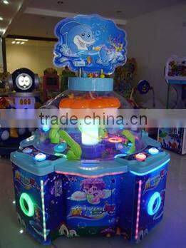 2017 New design kids Coin operated prize game Electric fishing gift machine for sale