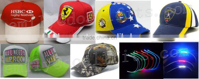 100% polyester sports visors for women