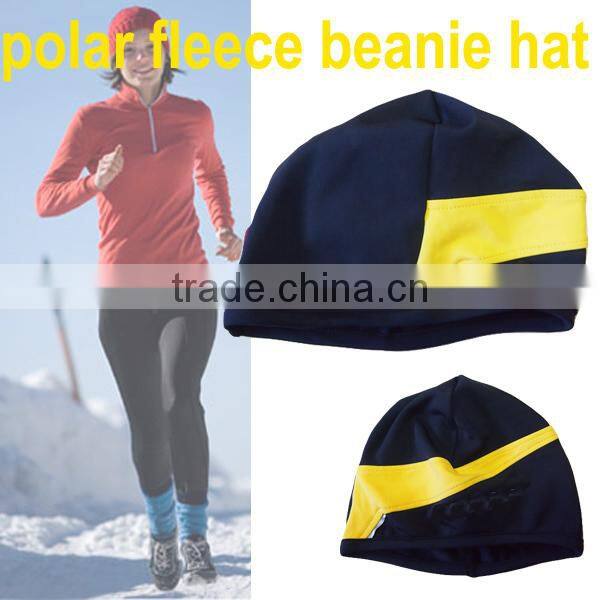 Custom running hat sports polar fleece beanie Dry fit Running cap