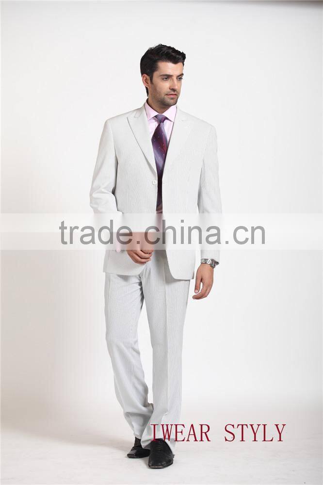 Stripe 2PCS business suits for man / jacket & pant