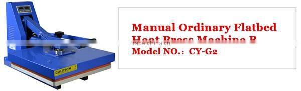 Most popular sublimation manual flat heat press machine 15x15