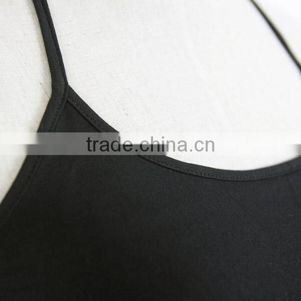Quick dry flexible new design fashion blank ladies tank top,vest