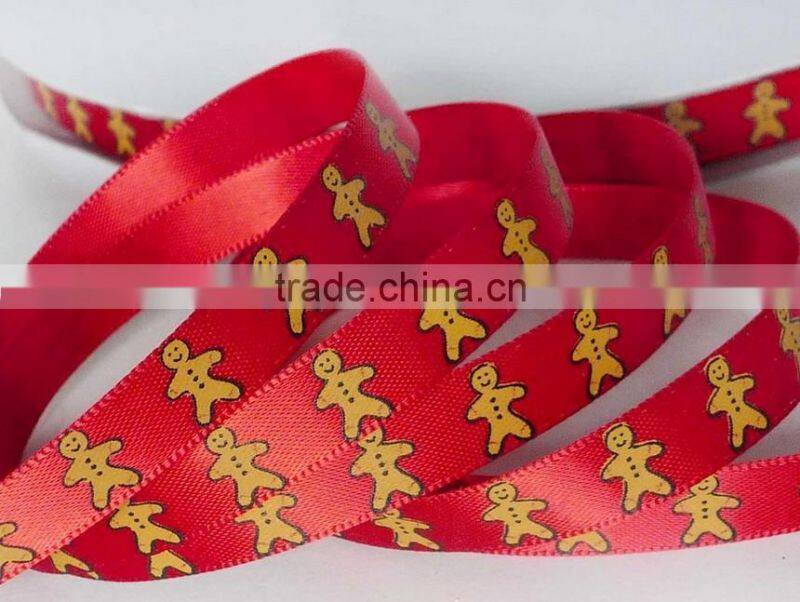 3mm-100mm wide colorful satin printed gift ribbon