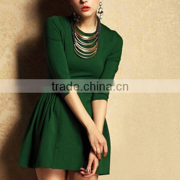 HD-D66 new style OEM factory women dresses/casual chiffion dress