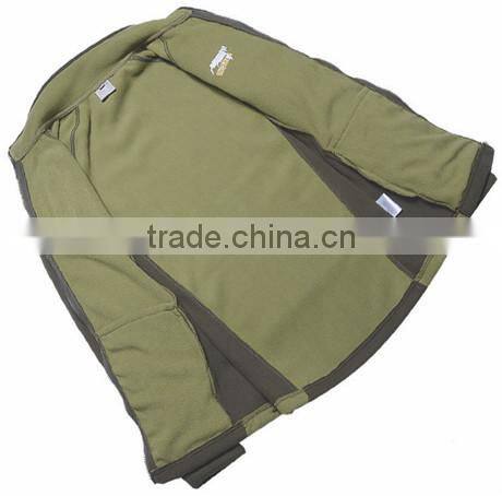 Factory OEM Men's Polar fleece jacket winter Warm jacket 100%polyester 350g Men coat