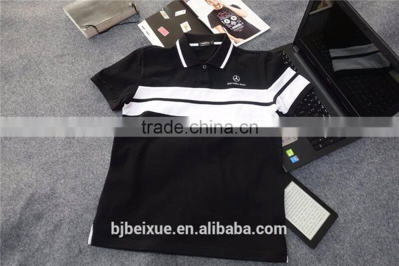 100% cotton polo t shirt with high quality for man