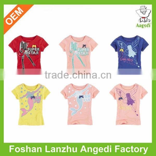 Girls printed t shirts for sublimation printing