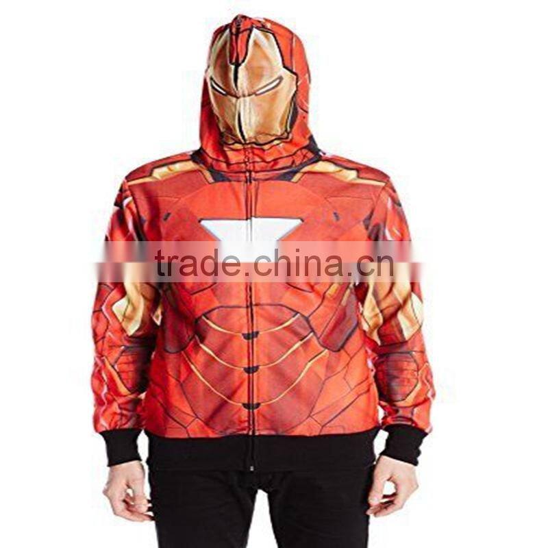 Custom men shublimated printing hoodies