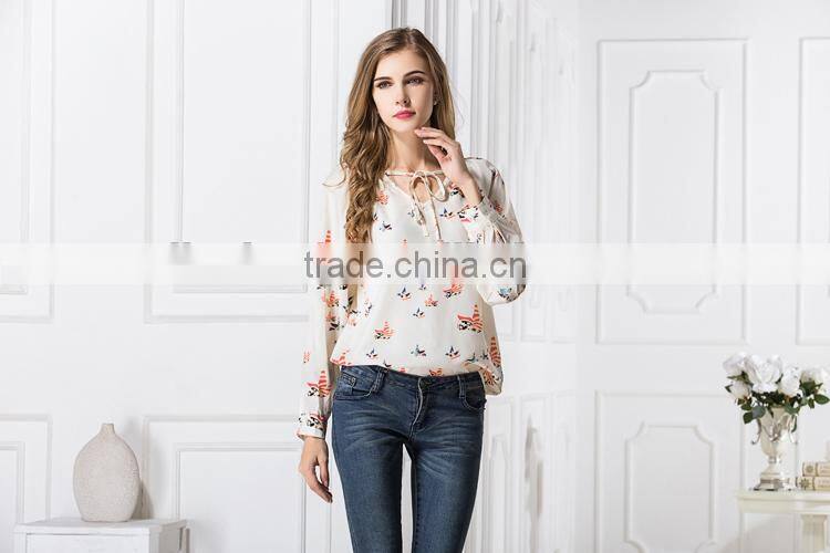 Latest Hot sell long sleeve lace shirt,chiffon shirt,long sleeve shirt
