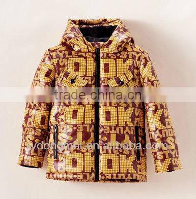 boys print down jacket