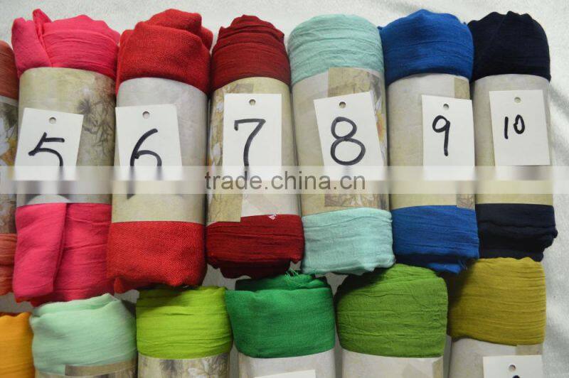 2016 hot popular plain Modal fiber voile lady soft fluffy rayon viscose scarf shawl 26colors stock