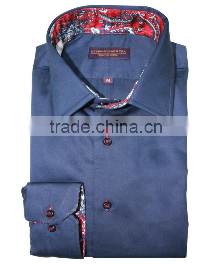 2014 hot design fahsion men dress shirt