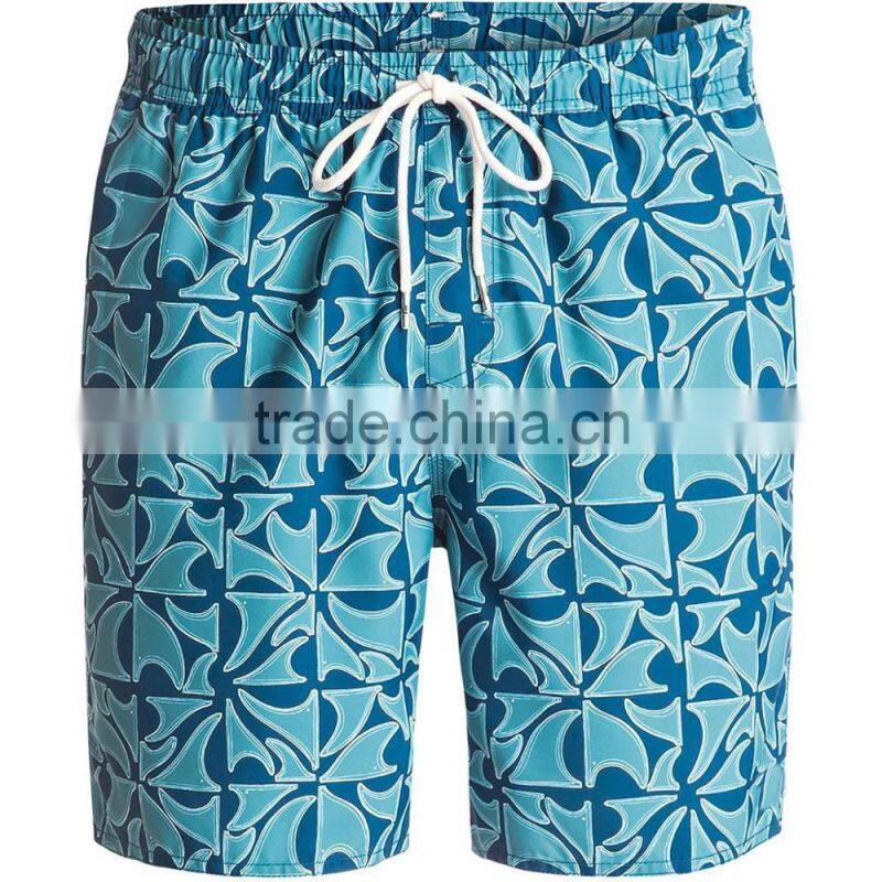 Waterman Swim Trunk Fantasitc Color Style Custom Drainage Ports Mesh Bags Beach Short Soft Ottoman Fabric Well Ventilated Mesh