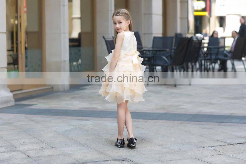 hot sale Net fabric ball grown dress for baby girl summer dress for girl ruffle skirt sleeveless