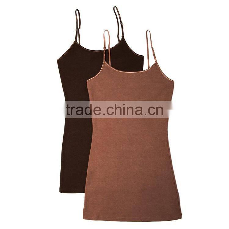OEM Service Custom Fashion Slim Fit Sexy Women White Tight Gym Plain Tank Top