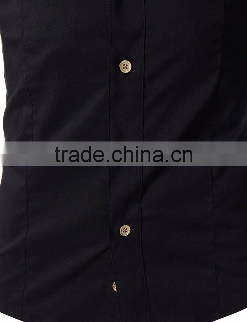 factory supply cheap long sleeve men white business dress shirt