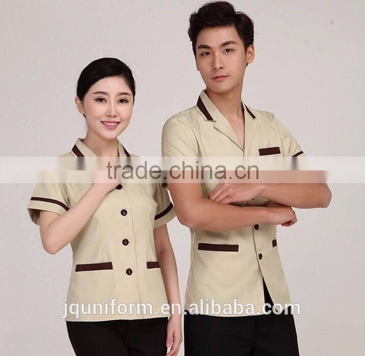 China supplier Unisex Gender housekeeping uniforms design workwear wholesale