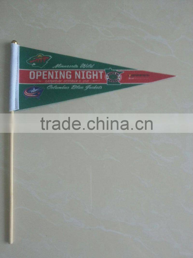 polyester pole hand flag