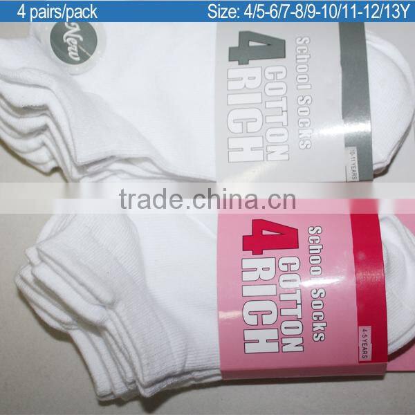 White slipper socks designs for girls school cotton solid slipper socks in socks