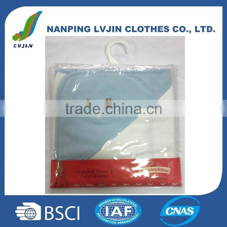 Infant and Toddler 100% Cotton Terry Hooded Bath Towel and Newborn Baby Blanket