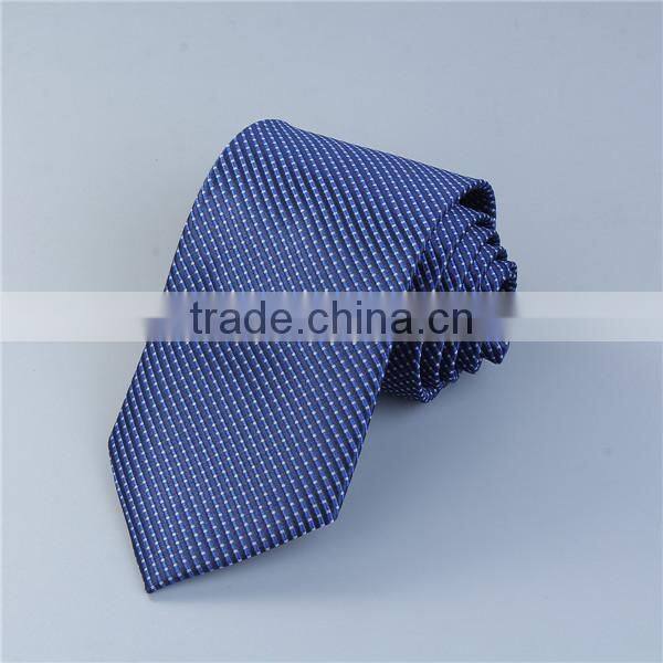 Polyester Necktie Navy Blue Dot Wholesale Necktie