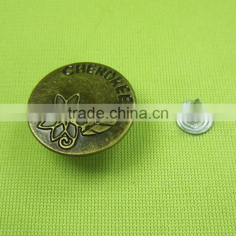 decorative pants with suspender buttons for jackets and jeans with low price