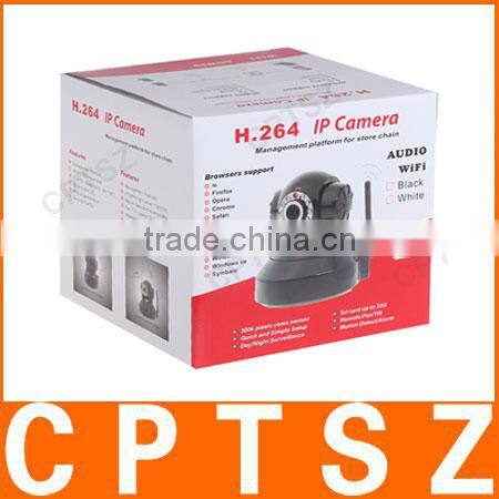 Baby Monitor Plug-and-play, H.264 Wireless IP Camera, IR-cut and Smart Mobile Phone View