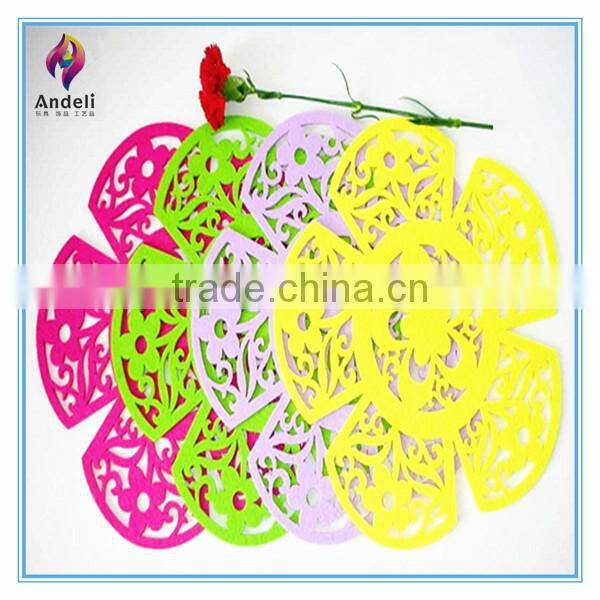 wholesale non woven heat resistant handmade table mats